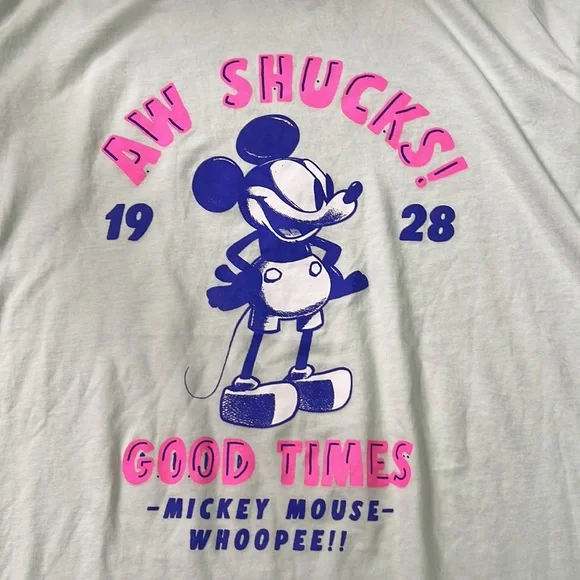 H&M Shirts Hm Disney Aw Shucks Mickey Mouse T Shirt Poshmark